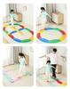 Sensory path Gymnastics Training for Children Sports Equipment Toys Pastel kolo 8 elements