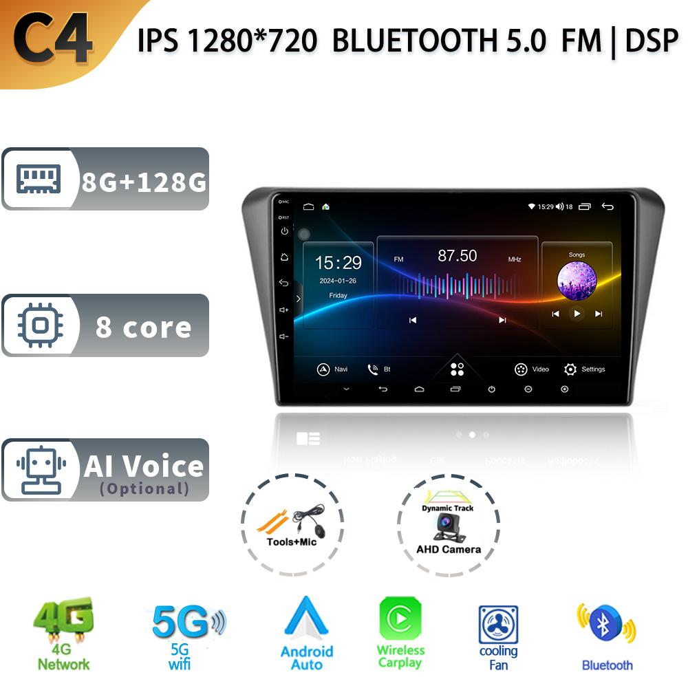 Android 13 Car Radio Wireless Carplay For Peugeot 408 2014- 2018 5G Wifi Stereo Multimedia Video Player GPS Navigation Head Unit