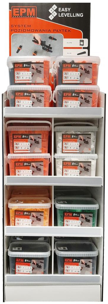 Snadný systém pokládky dlažby s vyrovnáváním 100 klínků - E-315-8840