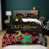 Christmas Deer Duvet Cover Santa Claus Bedding Set Full Queen For Boys Girls Gifts Microfiber Comforter Cover With Pillowcases