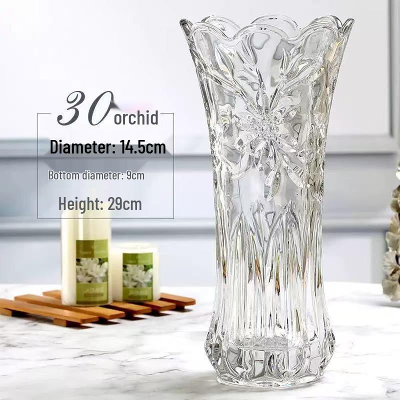 Vaso Spesso in Vetro Cristallo per Idroponica & Composizioni Floreali