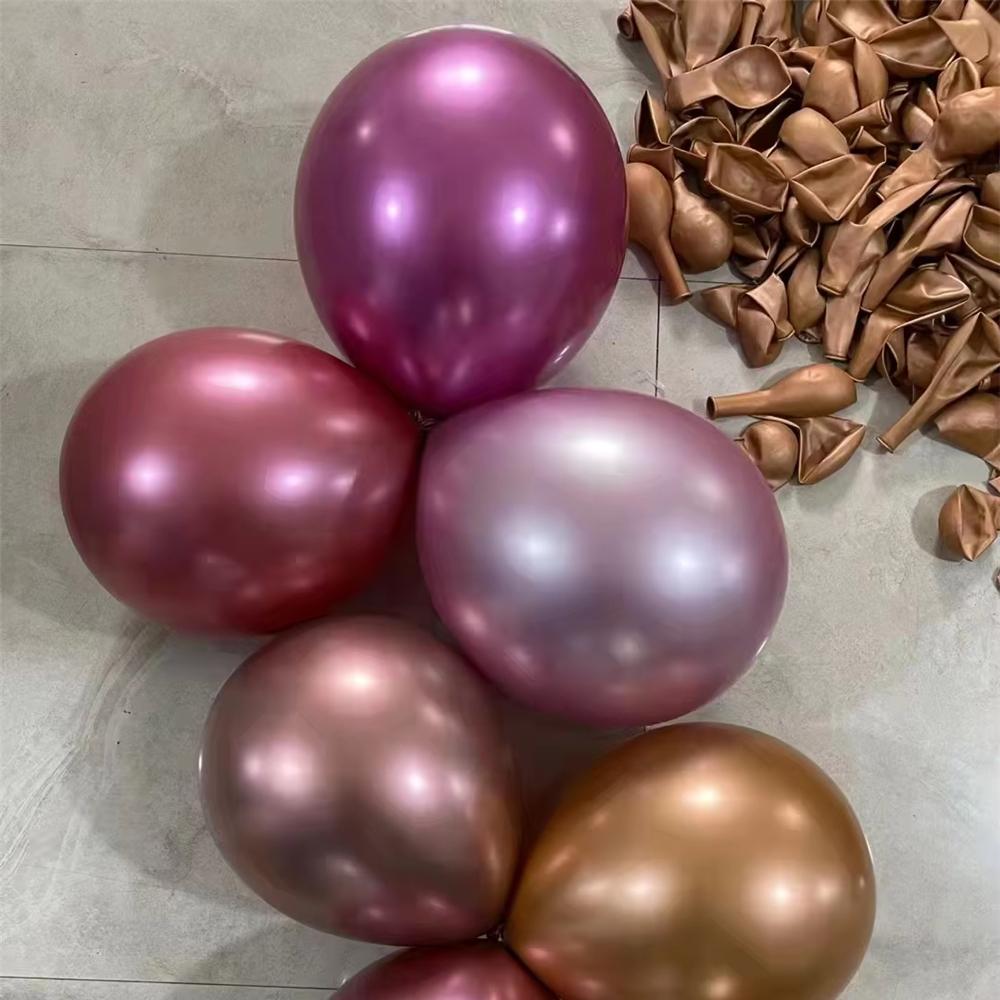 12inch   Chrome  Latex  Balloon   For  Birthday  Party Decoration