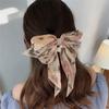 Big Bow Sweet Fabric Floral Hair Clip Korean Version of The Back of The Head Duckbill Clip Hair Accessories For Women