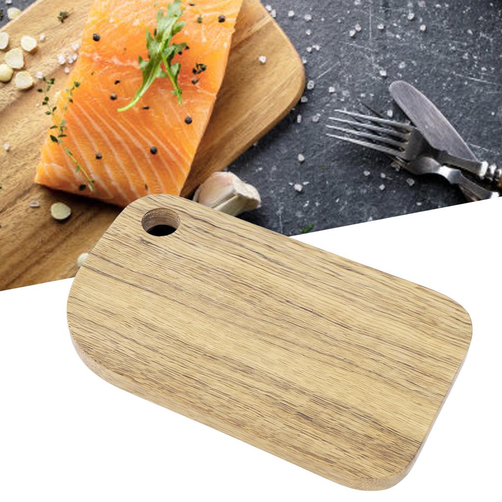 Wood Cutting Board with Hanging Hole Wood Chopping Board for Bread Pizza Vegetable Fruits Cheese Serving   Wood Rectangular
