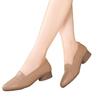 Pointed soft leather single shoes New year's flat-bottomed shallow mouth leather shoes Comfortable soft-soled soft leather shoes
