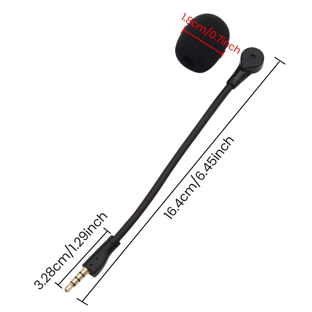 Replacement 3.5mm Microphone for Logitech G Pro X for Steelseies Headphones Headphones E-Sports Game Headset Mic