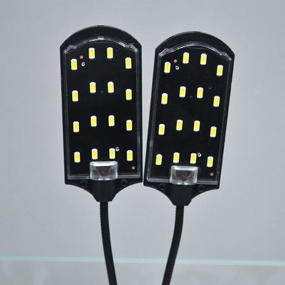 Double Head Clip On Aquarium Light White Light Fish Tank Light LED Aquarium Light  Aquarium