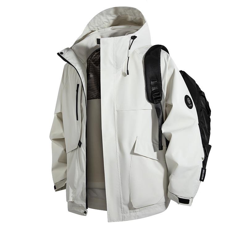 2025 Unisex Winter Windproof Waterproof Jacket for Work & Mountaineering XL (140-160 jin)