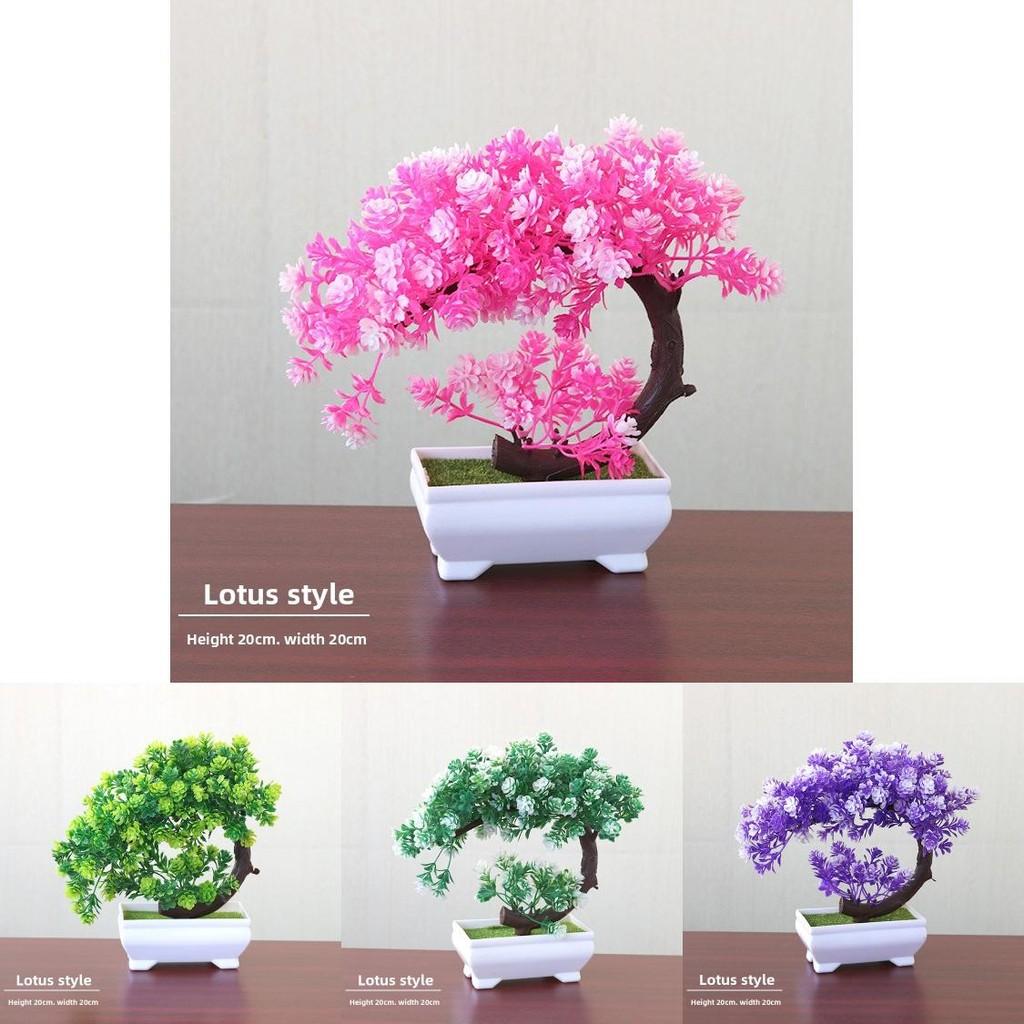 Artificial Plant Pot With Mini Tree Home Decor For Living Room And Office