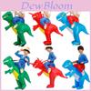 Fantasia de Dinossauro Inflável Colorida Ideal Para Crianças e Adultos Diversão de Halloween