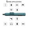 Mini Destornillador Eléctrico Inalámbrico 3.6V Li-ion Torque Ajustable Kit de Herramientas Portátil Reparación de Electrónica Bricolaje para el Hogar Azul