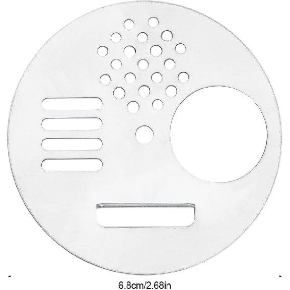 

5Pcs Stainless Steel Beehive Box Entrance Gate, Bee Disc Disk Round Bee Door Vent Beekeeping Tools, Beekeeping Equipment Beehive Tool