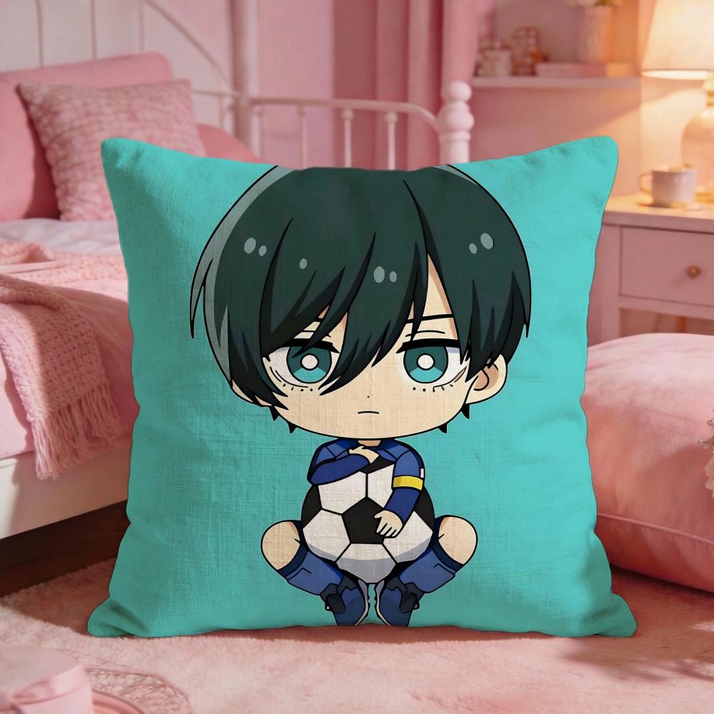 

anime bBLUE LOCKs Cushion Cover Premium Comfort Reversible Pillow Cove Two in One Design for Any Room Car Interior 30X30cm
