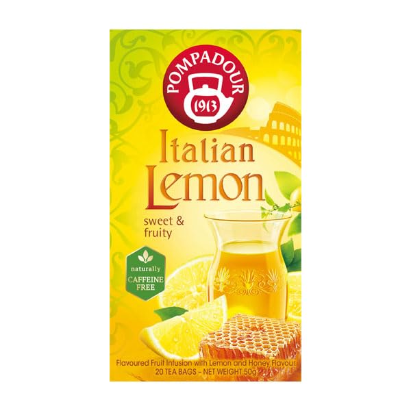 Pompadour Italian Lemon 20 Tea Bags 71076 X 10 Sets