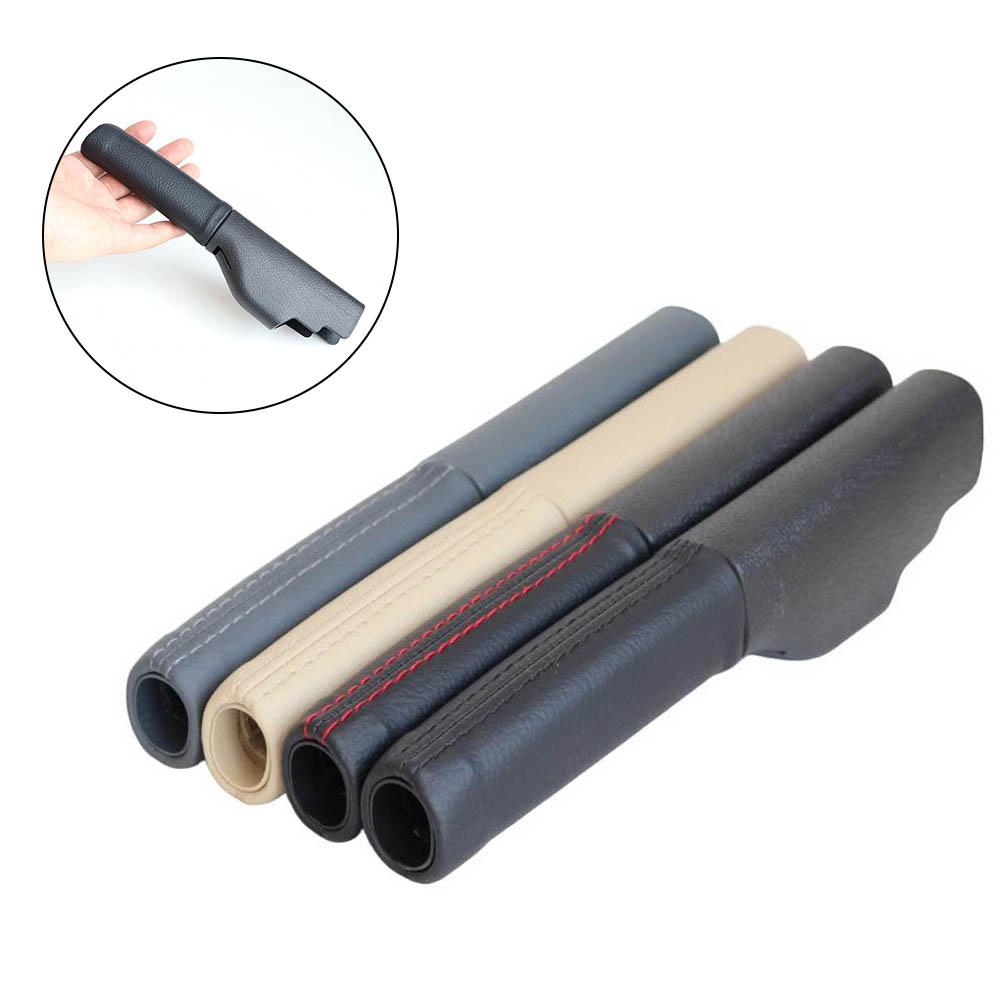 Car Interior Upgrade Parking Brake Handle Grips Handbrake Grip For Jetta Interior Moulding Non-deformation FeatureGood product
