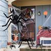 AAAF Giant Furry Spiders For Halloween, 3-Pack Fake Decorations For Outdoor Indoor Yard