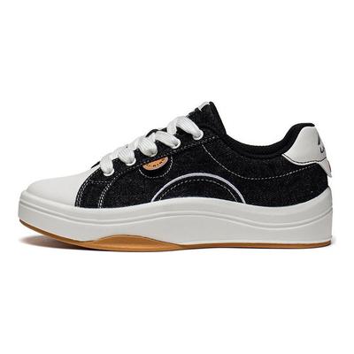 Li Ning Mladisté Detská Športová Lifestyle Séria Neobyčajné Odrazové Módne Klasické Skateboardové Topánky Nízke Detské Tenisky Čierna Biela YKCT122-3