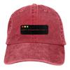 Adjustable Solid Color Baseball Cap Delete The Bullshit Washed Cotton Linux Program It Crowd Programer Sports Woman Hat