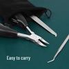 Nail Clippers & Scissors Set: Sharp Pliers, Pedicure Knife, and Pointed Scissors