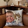 Funny H-Hasbullas Boy Cushion Cover For Pillow Printing Sofa Decoration Home Car Room Coffee Shop Office Nordic Simplicity