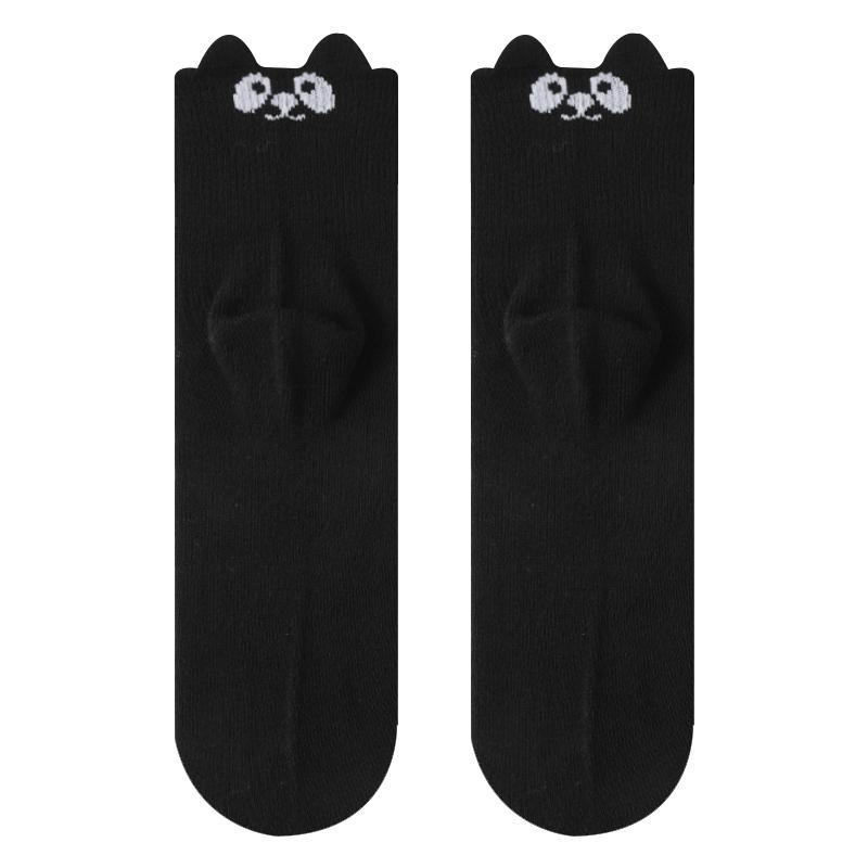 3D Cartoon Cute Comfortable Breathable Antibacterial and Deodorizing Socks for Women Featuring Horses Bears Dogs Cats and Pandas