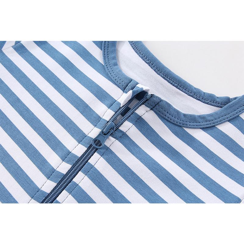 2-teiliger Baby Jungen Mädchen modischer kurzärmliger Overall mit Reißverschluss Baumwolle weich Neugeborenenkleidung