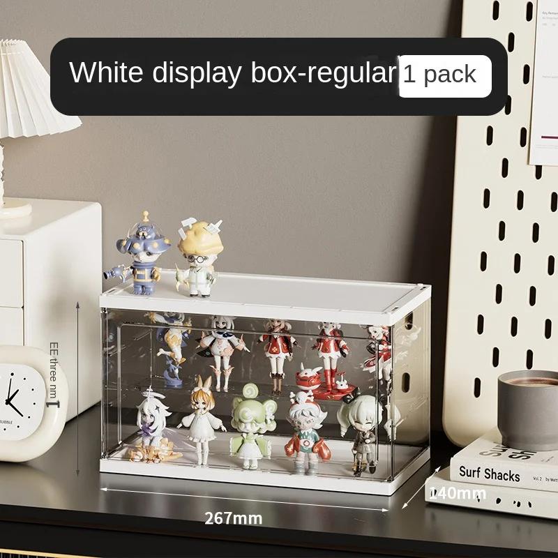 Blind Box Storage Display Rack Transparent Display Cabinet Acrylic Bubble Mat Doll Display Cardboard Storage Classification Box