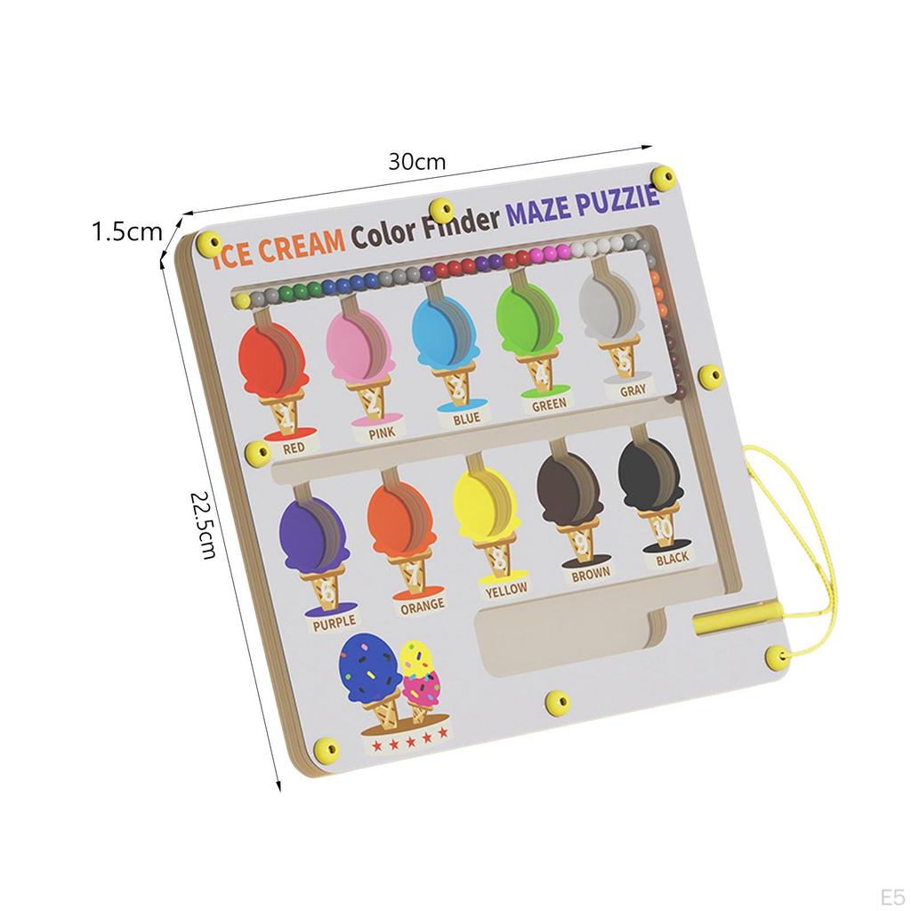 Color Matching Learning Counting Puzzles Board for 3 4 5 Years Old Girls Boys Dinosaur