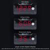 Digital Car Motorcycle Thermometer Voltmeter 3 In 1 Electronic Clock LED Watch