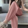 Thin Casual Wide Leg Harem Ankle-Length Pants Solid Elastic Waist Women New In ClothingSweet Streetweat Summer Long Trousers OL