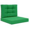 Outdoor Sofa Cushions 2 Pcs Green Polyester