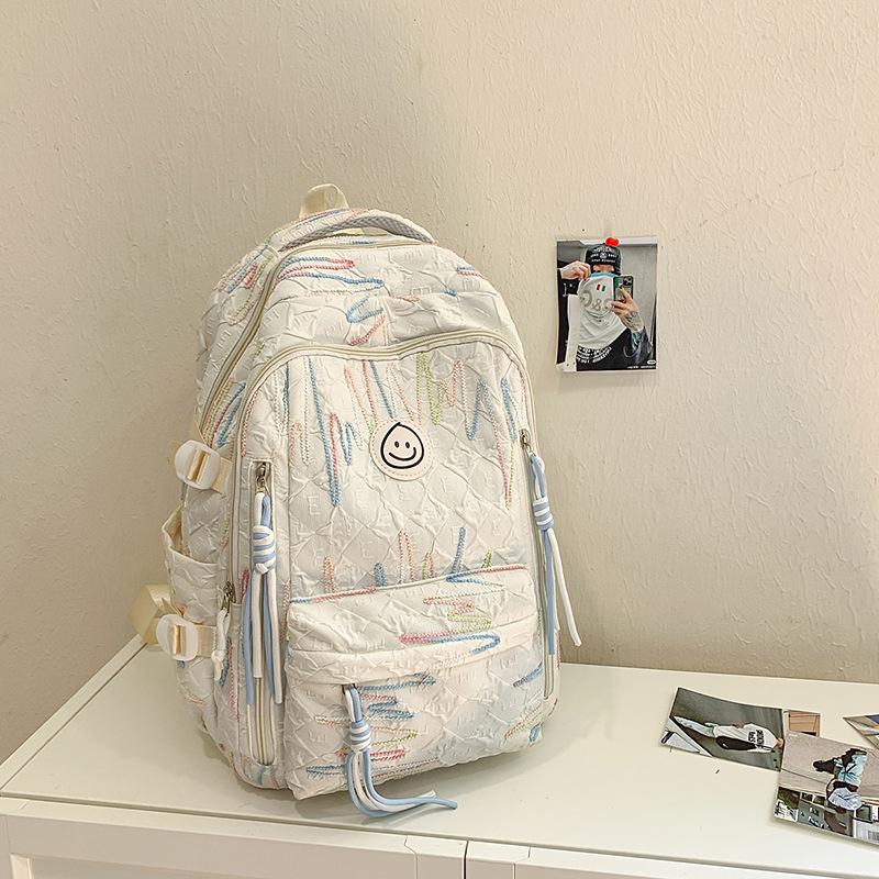 Minority Junior High School Girls Have A High Sense of Design  High School Students  Female College Students and Children's Backpacks.