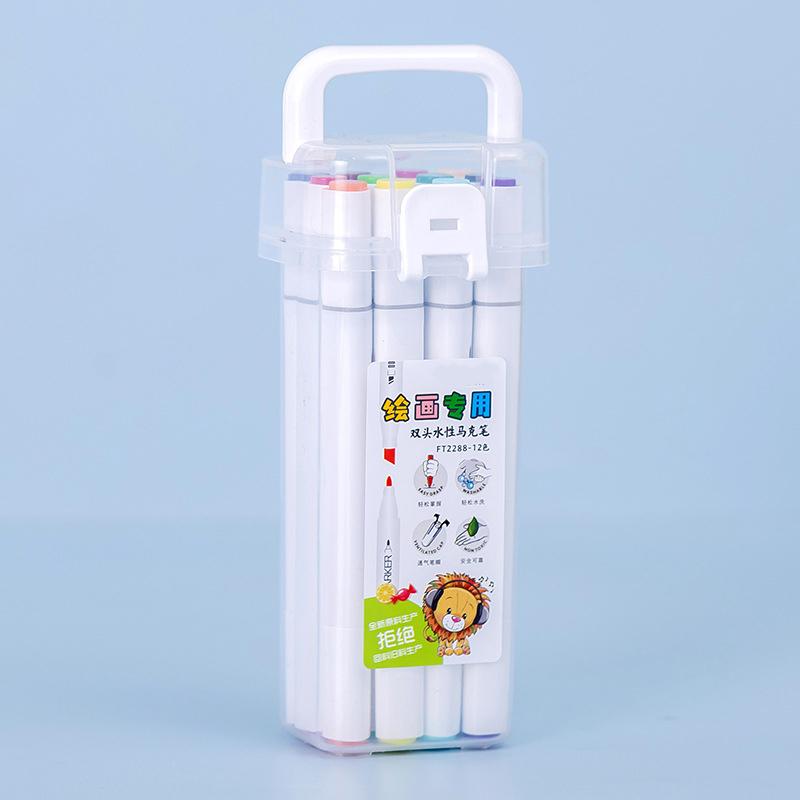 

Water-based Marker Pens Are Washable and Have Bright Colors They Are Stationery for Learning Drawing and Marking
