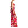 European and American Sexy Suspender Print Sleeveless Off-the-shoulder Fishtail Dress Vacation Lace-up Halter Dress