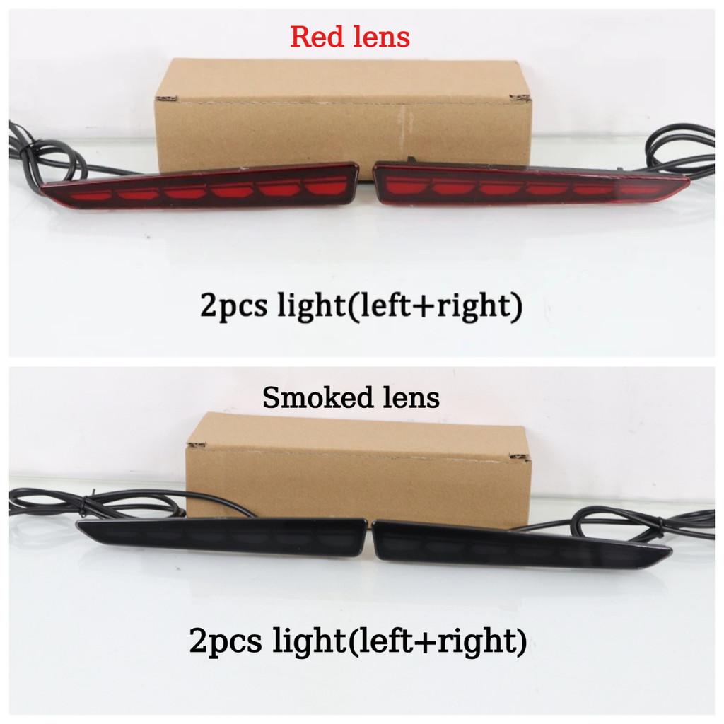 Car LED 12V Rear Bumper Fog Lamps for Toyota Raize Daihatsu Tanto 2019-2021 Brake Light Turn Signal Backup Reflector Lamp