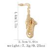 Creative Music Symbol Instrument Enamel Pins Piano CD Graphophone Rock Guitar Headset Alloy Brooch Badge Sweet Jewelry Gift