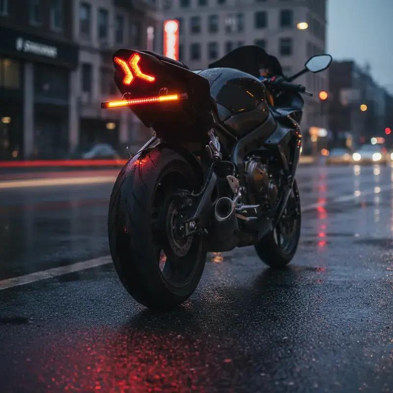 Universal Cafe Racer HD Directional Motorcycle Stop Led Strip