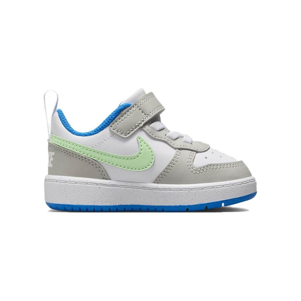 Nike Court Borough Low Recraft TD Light Iron Ore Vapor Green Baby Sneakers Grey White Photo-Blue DV5458-005