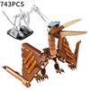 MOC Technologie T-Rex Bausteine Juras Indominus Park Dinosaurier Flugsaurier Welt DIY Zusammenbau Dino Modell Bausteine Spielzeug für Kinder