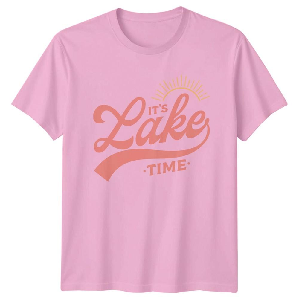 Its Lake Time TShirt Nature Lover Tee Lake Vacation Graphic Top