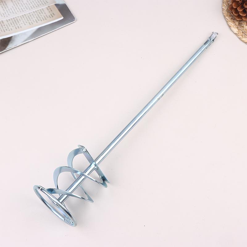 1Pc 400x80MM Mixing Paddle Rod Paint Cement Mud Mixer Electric Concrete Blender Bucket Mortar Stirrer For DIY Paint Dry Mix
