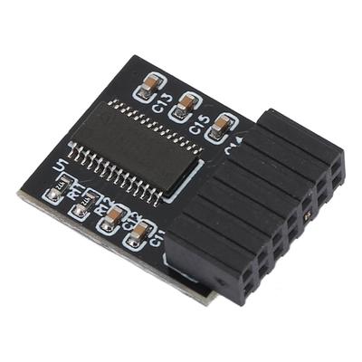 TPM 2.0 Modul 14-Pin SPI Schnittstelle Stabil Hohe Sicherheit Langlebiges Material TPM SPI Modul für Win 11 Mainboard