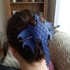 Carved Dragon Flying Dragon Wing Hair Accessory Gothic Fairy Tale Dragon Hair Pin  Halloween