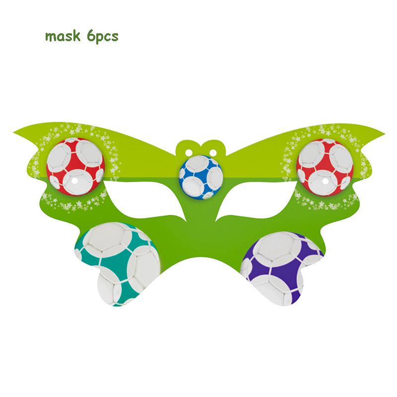 Golden World Football Soccer Kids Birthday Party Decoration Plates Straw Bunting Loot Bag Tablecloth Soccer Party Supplies