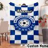 Custom Name FC Orenburg Emblem Throws Blanket Flannel Blankets for Couch Bed Gifts for Men Women Picnic Blanket Christmas Fan Gifts