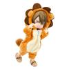 HIGHAWK Obitsu 11 OB11 Size Costume Obitsu Doll 11 Clothes Animal GSC Home Wear Doll Clothes 112bjd Doll Clothes Fluffy 11cm Doll (lion, Light Brown)