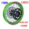 Aluminiumlegierung 1,85x12" Zoll Hinterradfelge Kreisrad mit Scheibenbremse Ritzel für KLX CRF Kayo BSE Dirt Pit Bike Motorrad