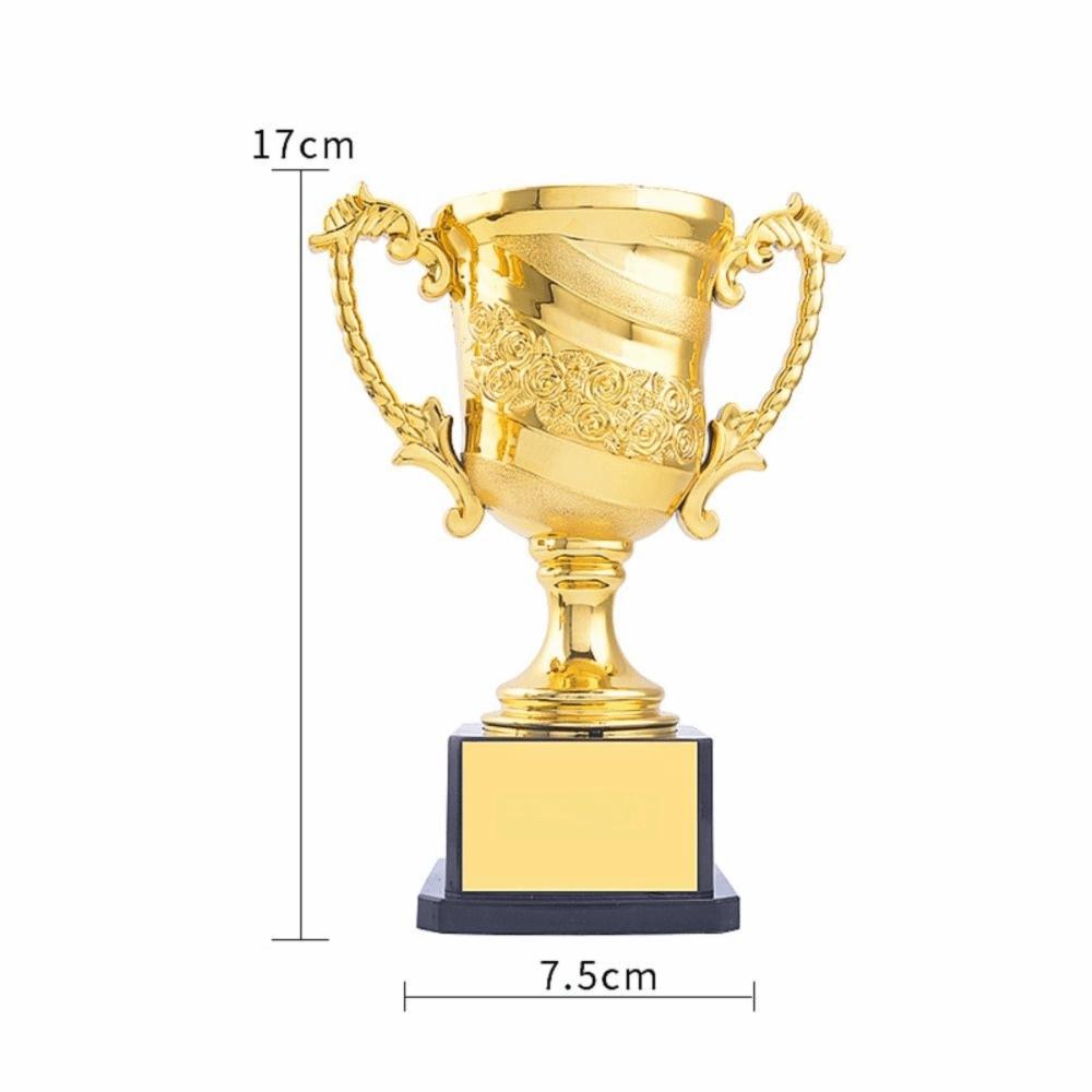 Gold Gold Trophy Awards Magnolia Plastic Award Cup School Rewarding Supply Rose Winner Award Trophy Toy