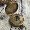 Brass Pocket Compass W/sundial Compass Handmade Compass Nautical Compass Gifts for Him