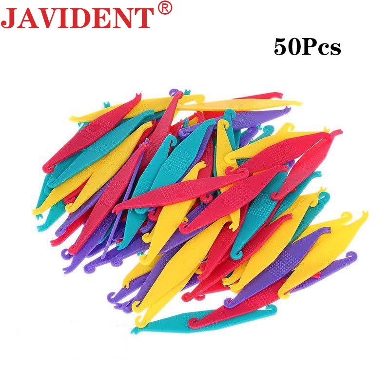 50/100Pcs Dental Elastic Hook Elastic Band Placer Disposable Plastic Orthodontic Elastic Hook for Braces Dental Materials